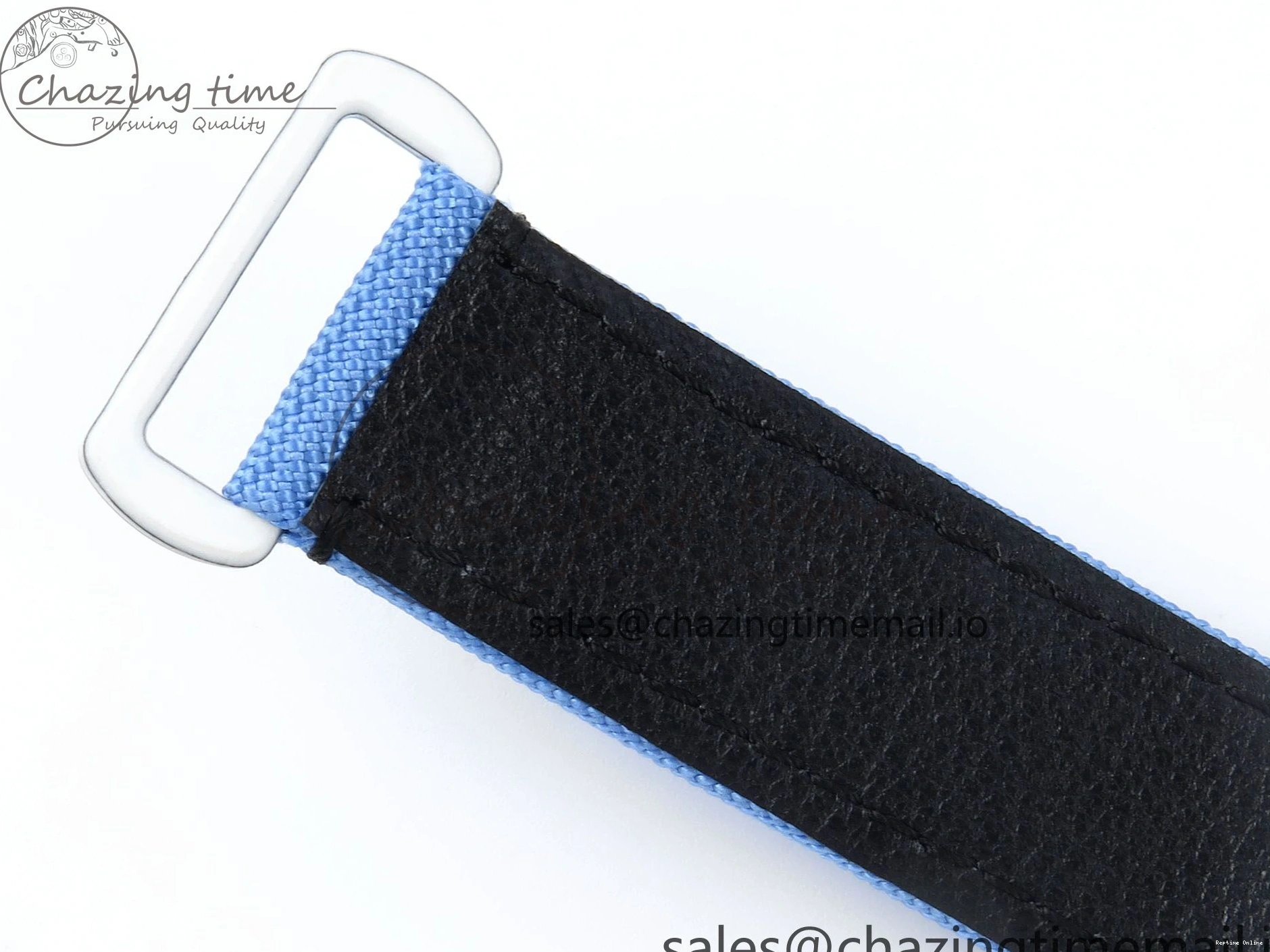 0501 Daytona ZIF REMOULD White Carbon GETF Best Edition Blue Skeleton Dial Blue Diamonds Bezel on Blue Nylon Strap DD Fashionable 366